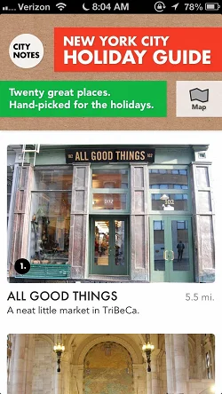 NYC Holiday Travel Guide - City Notes - New York Shopping, Restaurants, Design  时间轴