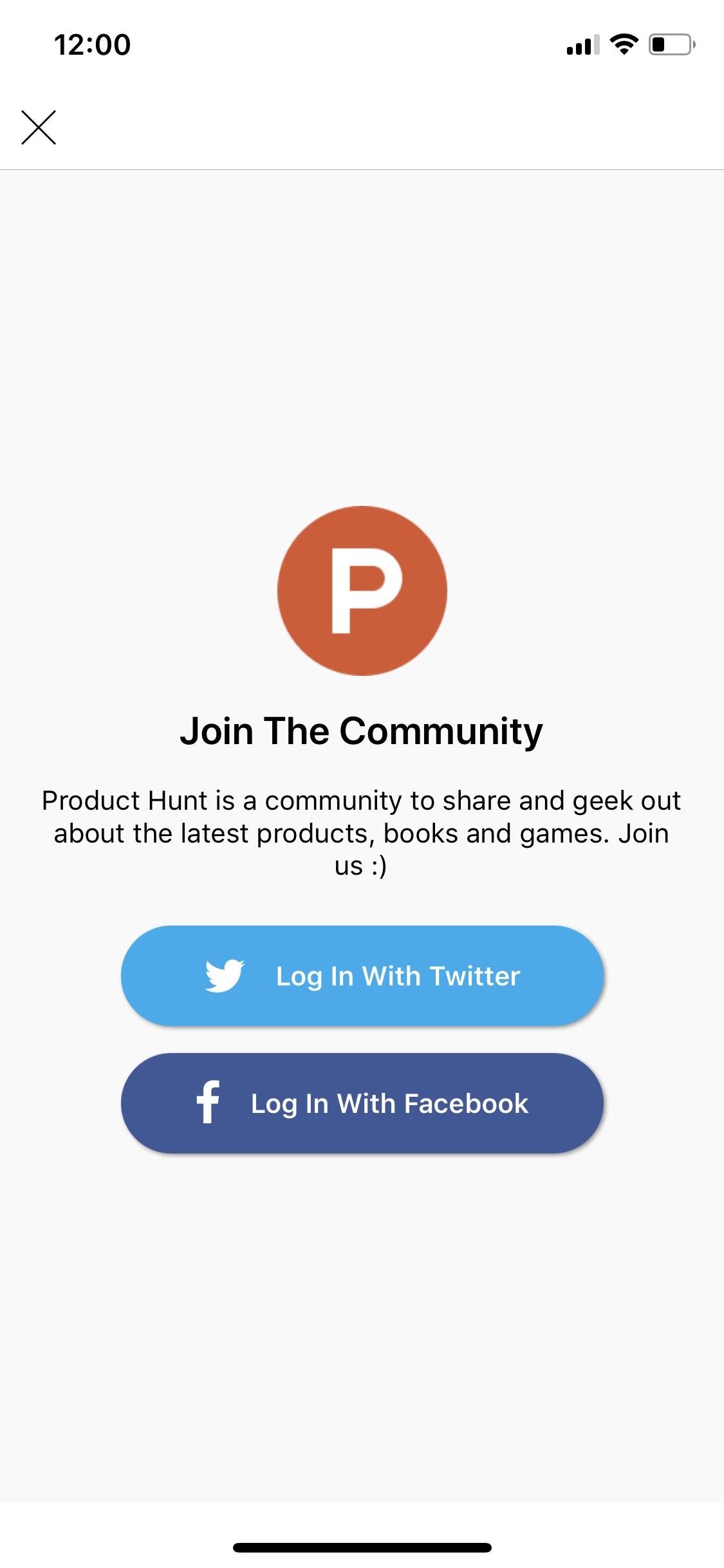 Product Hunt - the best new products, every day  iOS 刘海屏注册