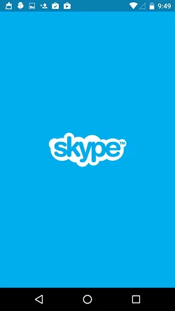 Skype - free IM & video calls  启动页
