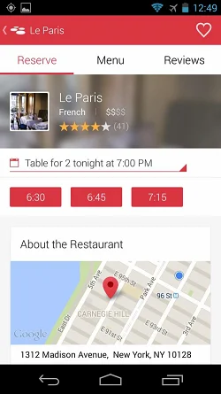 OpenTable - Free Reservations  
