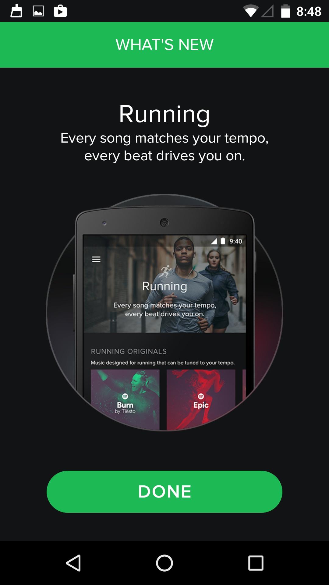 Spotify Music  新版本特性介绍