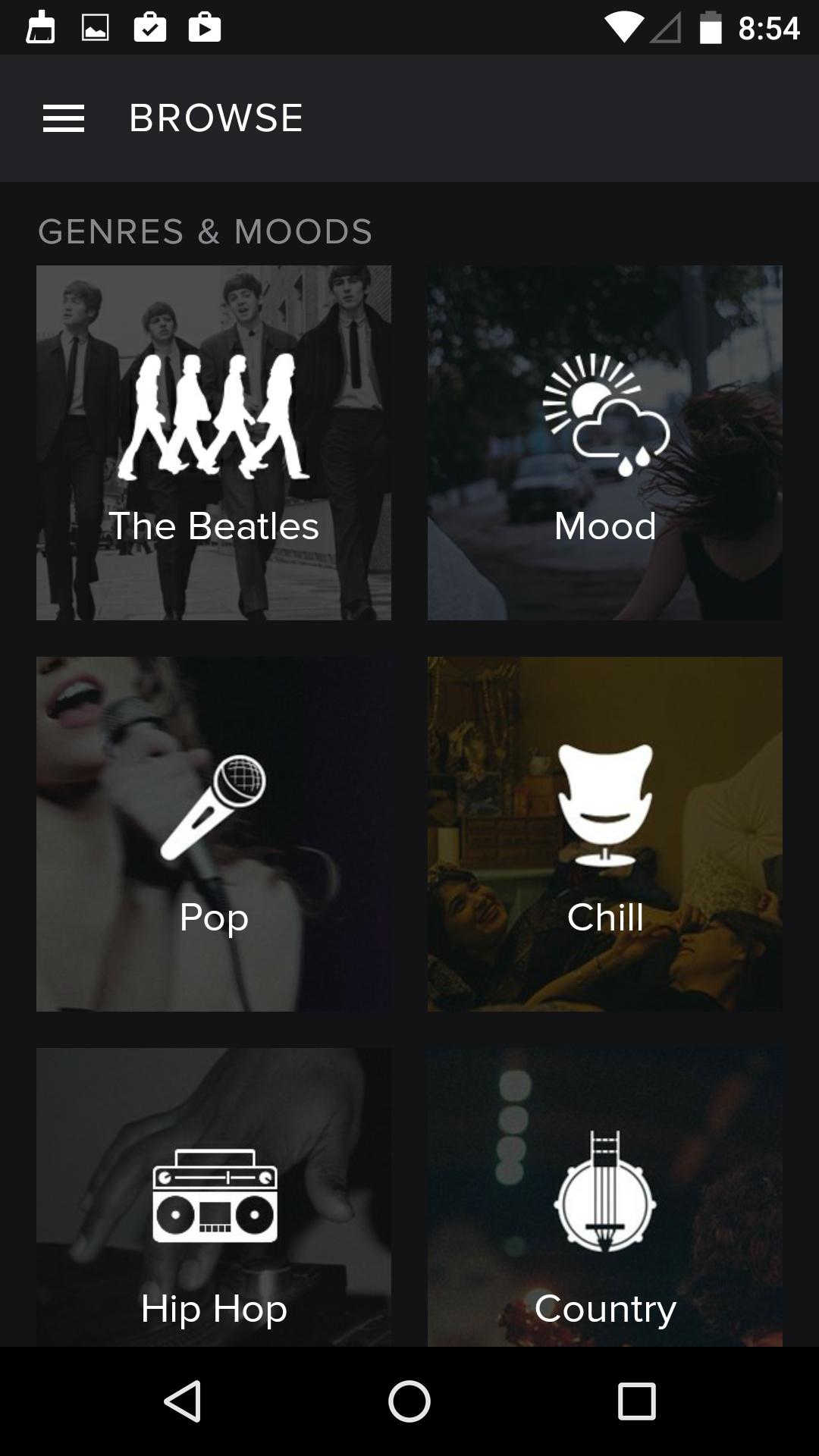 Spotify Music  探索