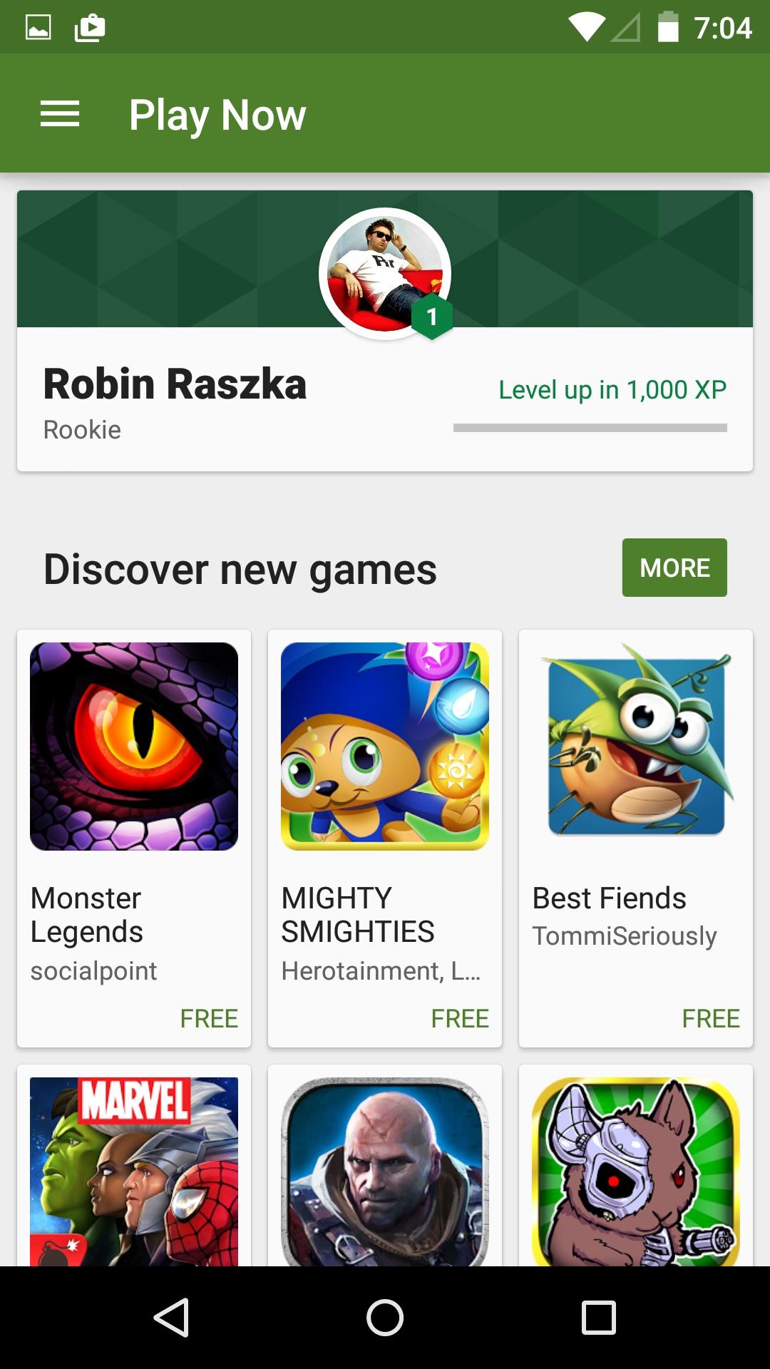 Google Play Games  探索