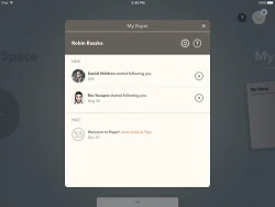 Paper - Notes, Photo Annotation, and Sketches by FiftyThree  信息流