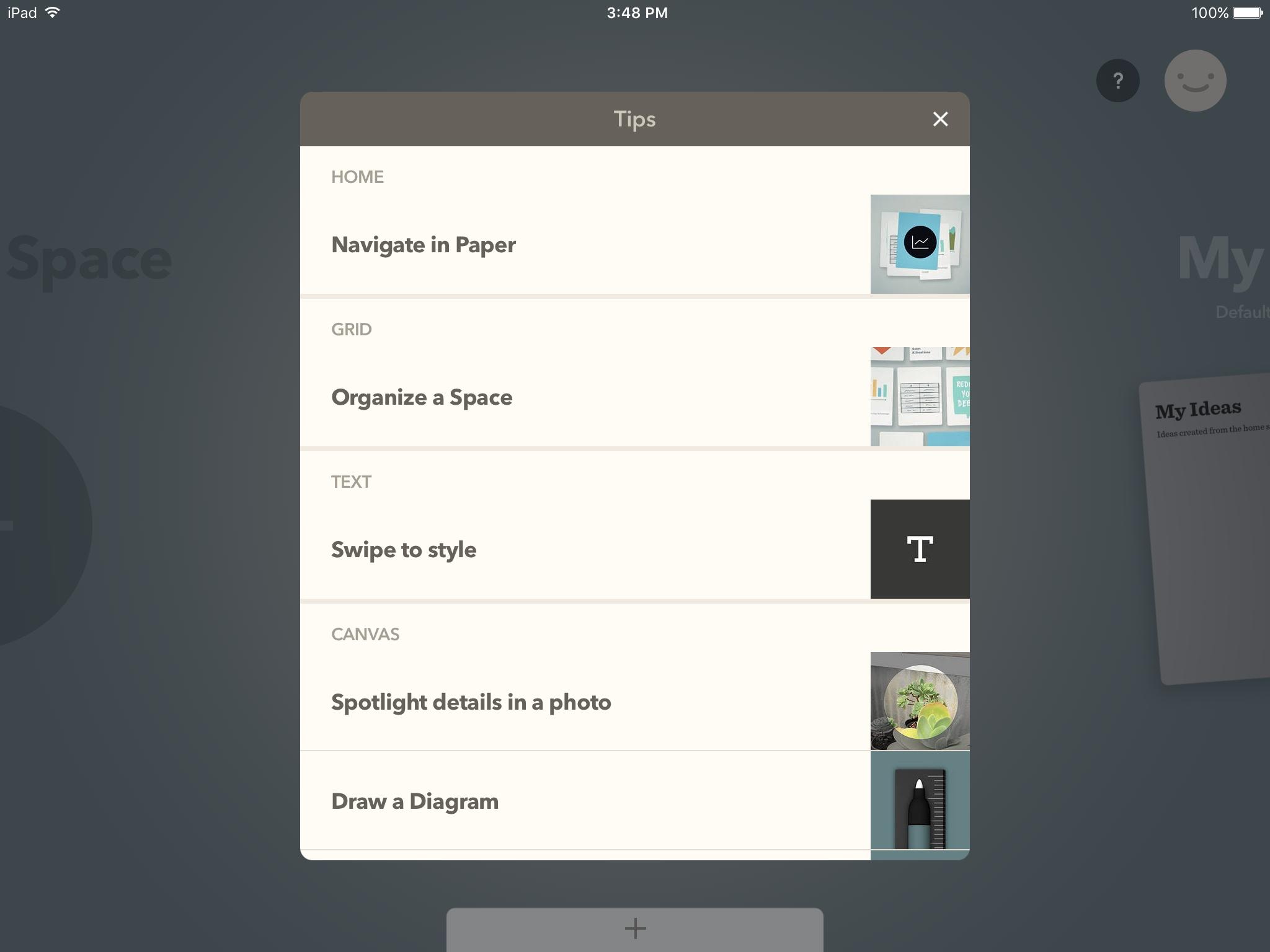 Paper - Notes, Photo Annotation, and Sketches by FiftyThree  新版本特性介绍