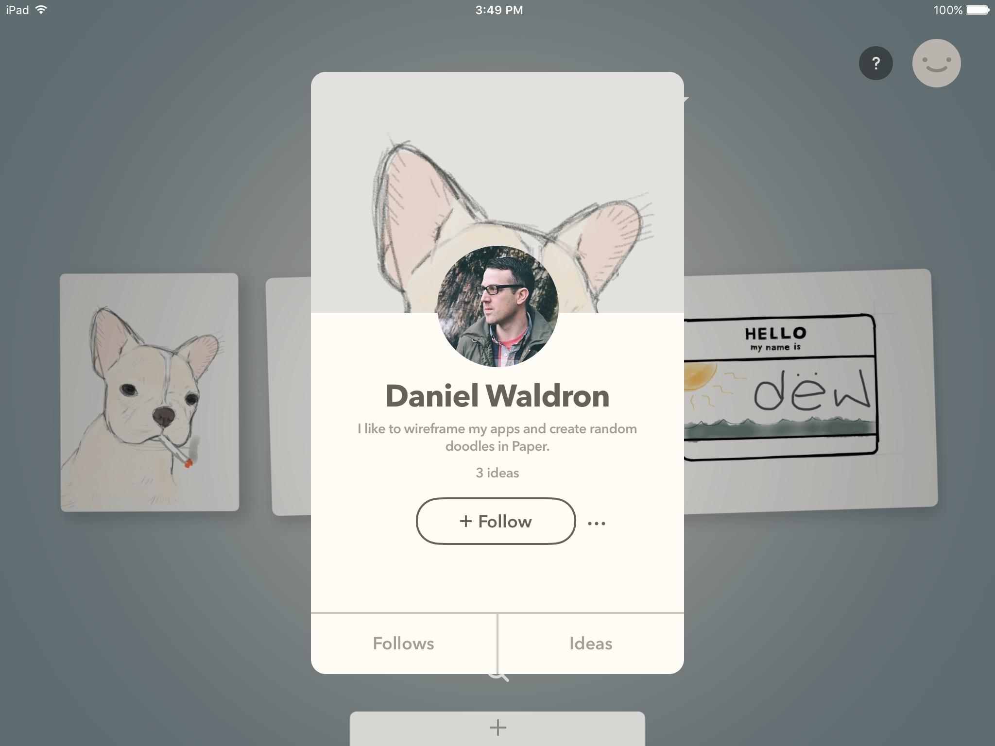 Paper - Notes, Photo Annotation, and Sketches by FiftyThree  个人资料