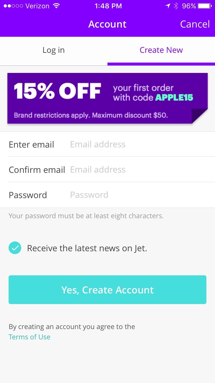 Jet - The Smartest Way to Shop & Save Online, Find the Lowest Prices, Discounts & Deals  注册