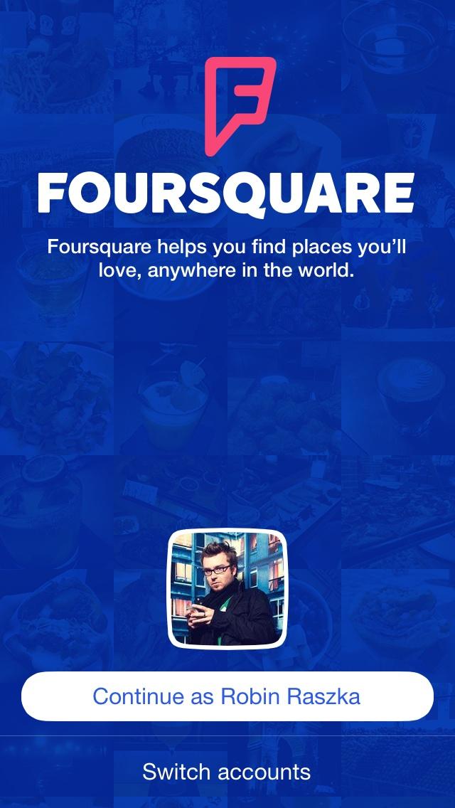 Foursquare - Find Restaurants, Bars & Deals  新版本特性介绍