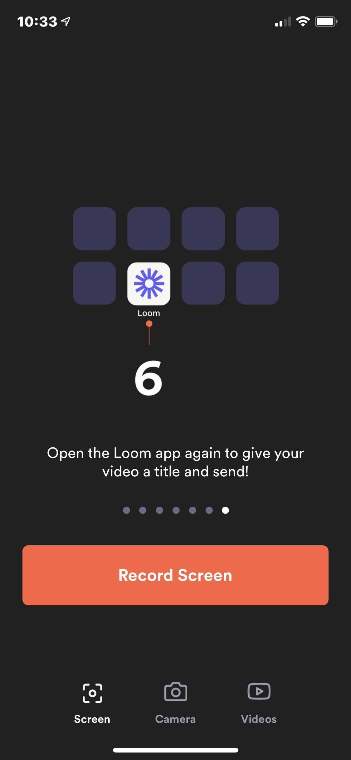 Loom  介绍按钮按钮栏进度条标签和标签栏视频黑色模式