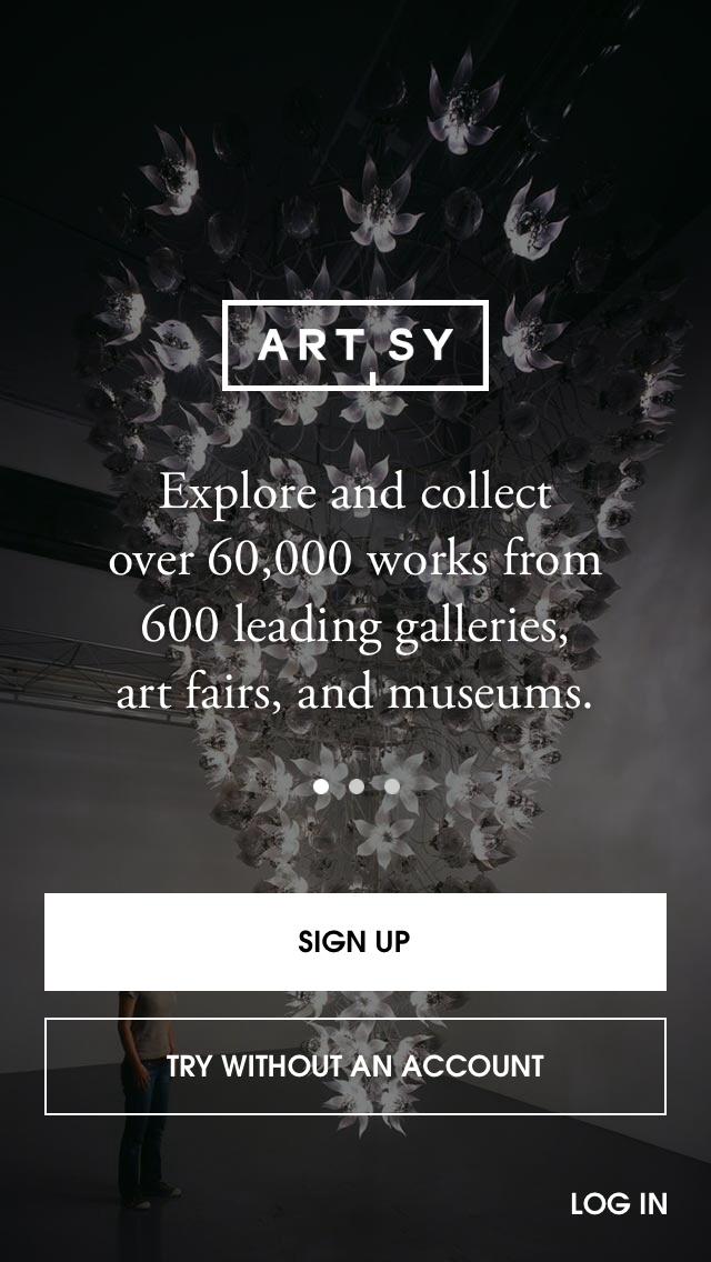 Artsy - The art world in your pocket  注册