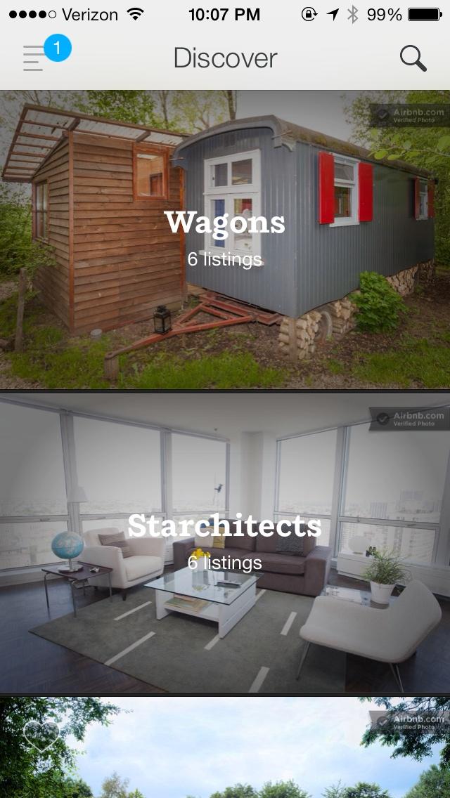 Airbnb  列表