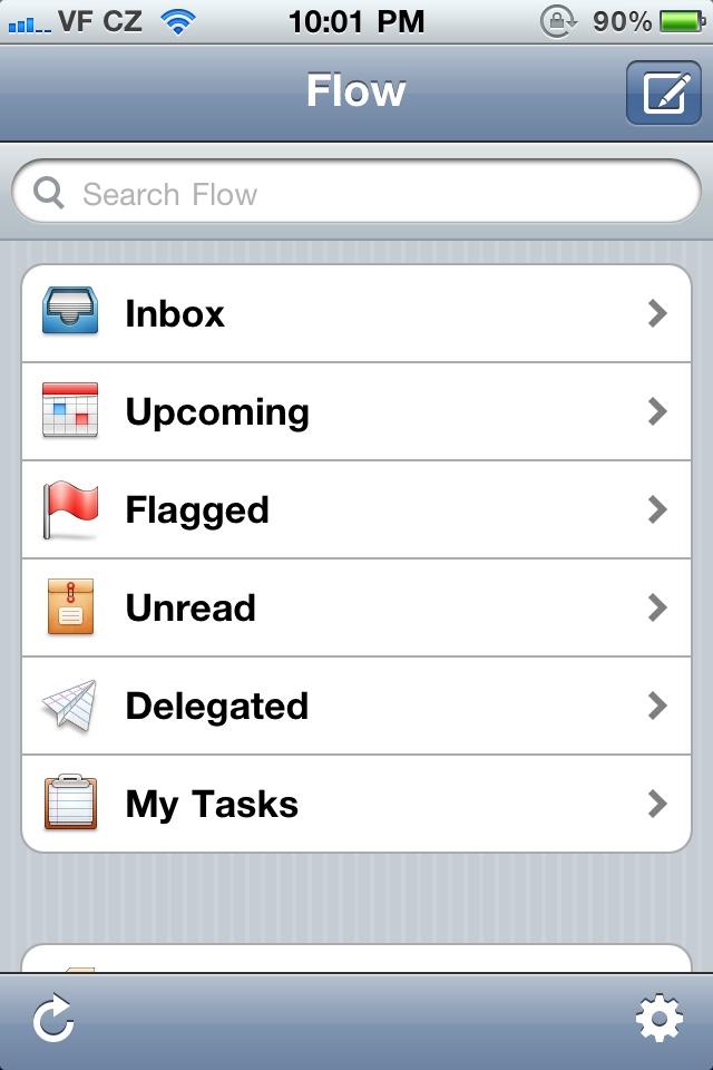 Flow for iOS  列表