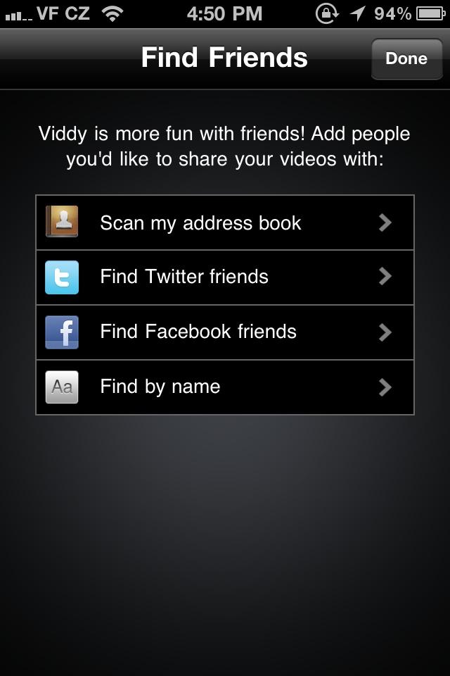 Viddy  邀请和添加好友
