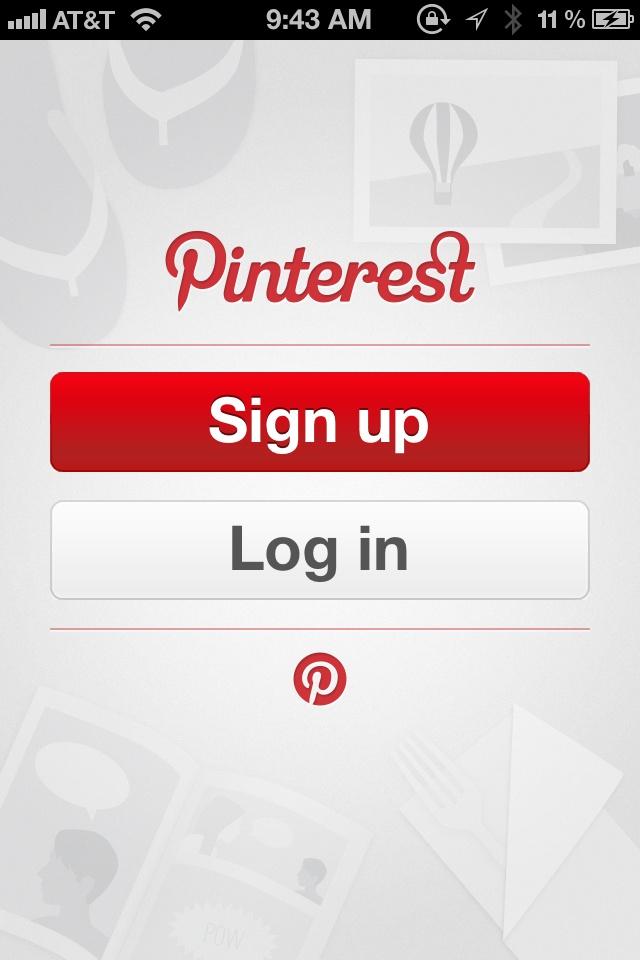 Pinterest  注册