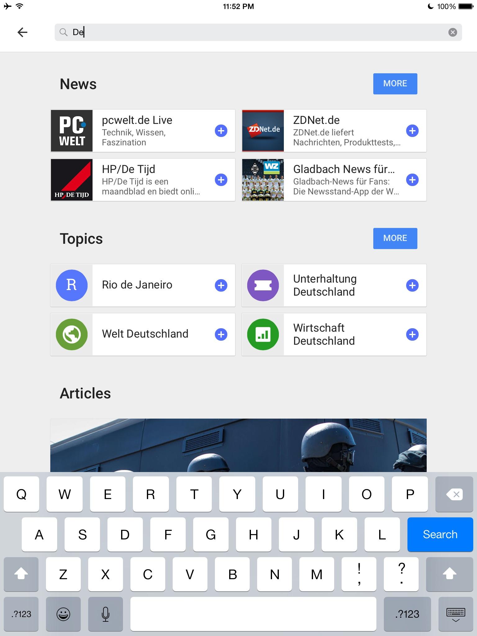 Google Play Newsstand  搜索