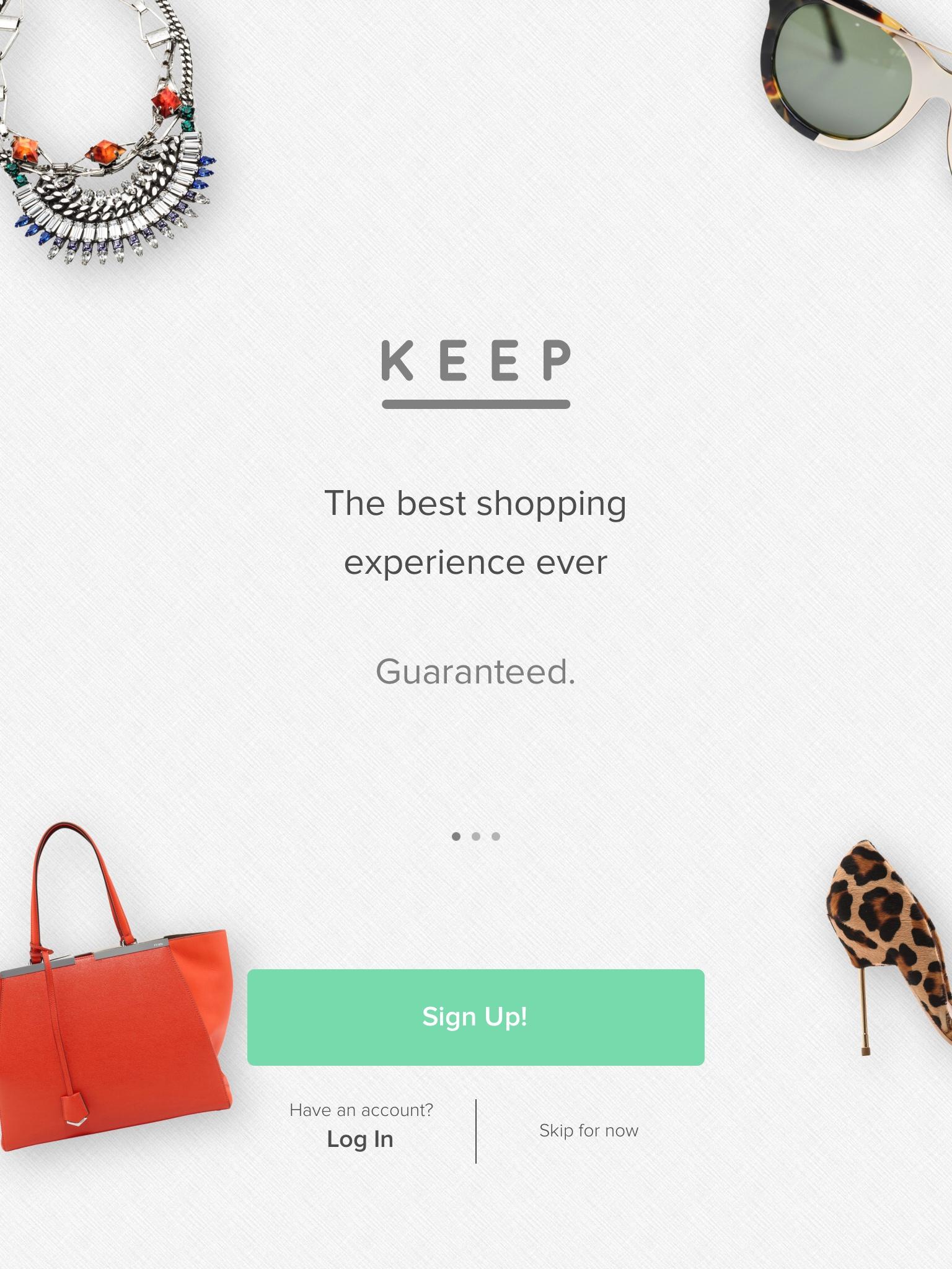 Keep Shopping  特性介绍