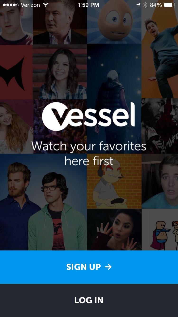 Vessel - Early Access to your favorite videos  登录
