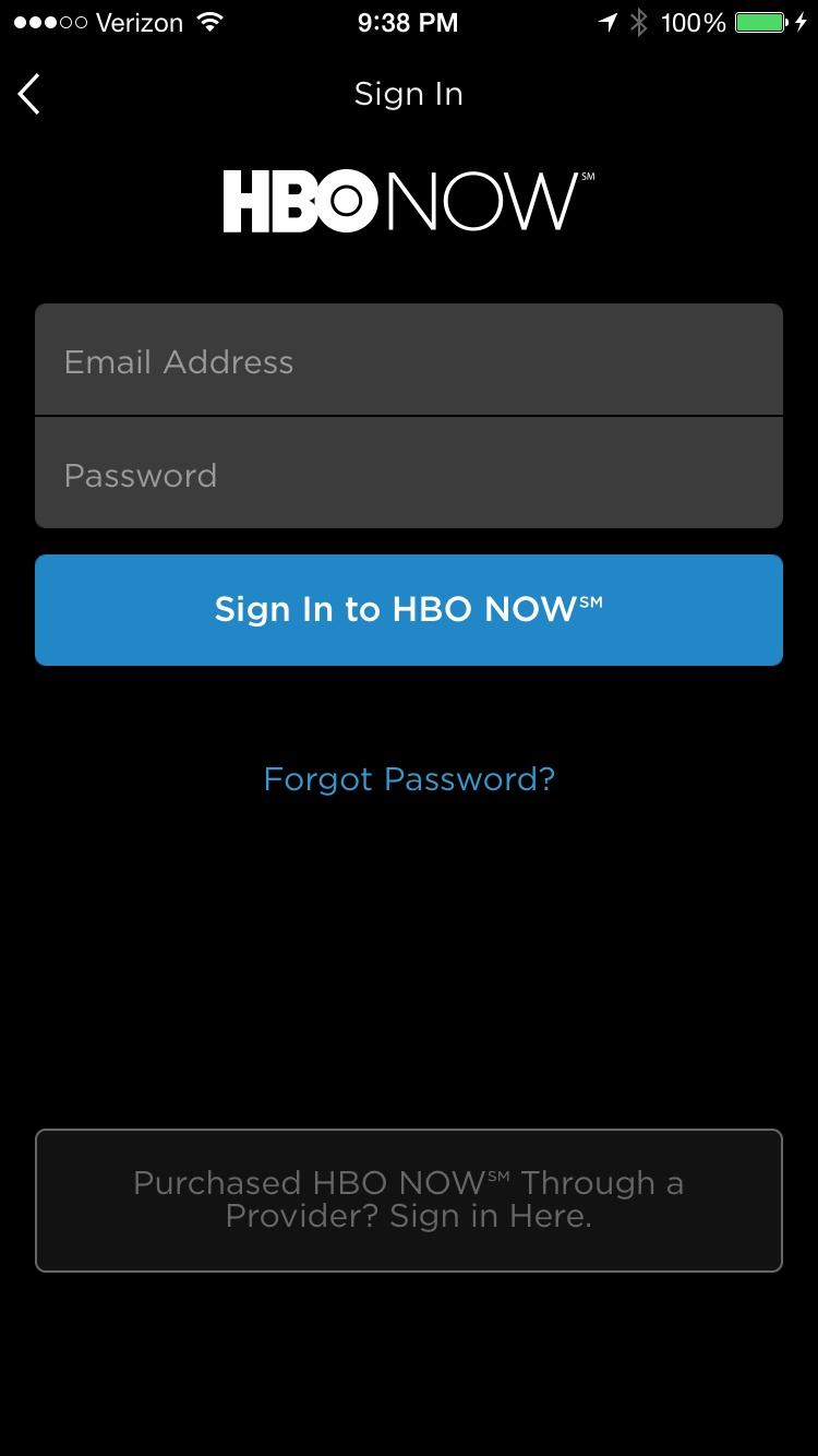 HBO NOW  登录