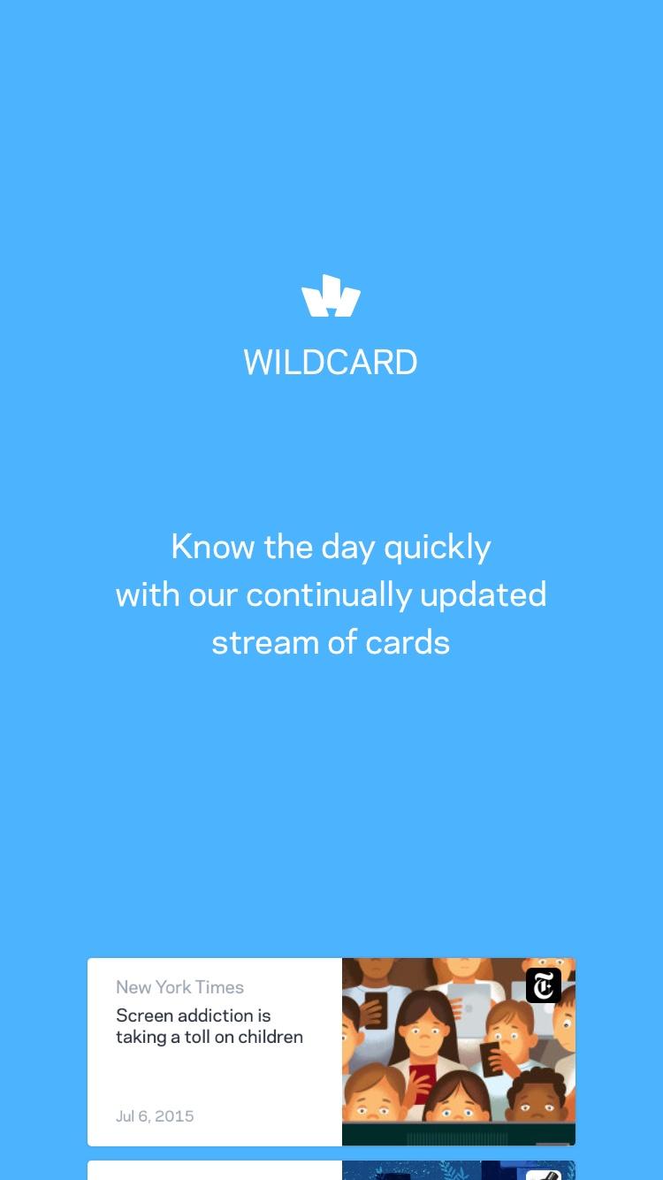 Wildcard - Know the Day in News and Entertainment  特性介绍