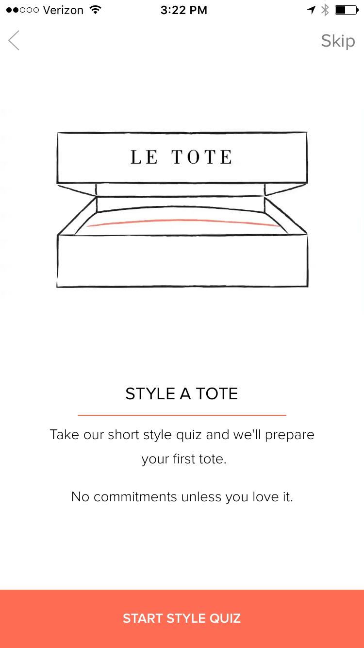 Le Tote  筛选和排序