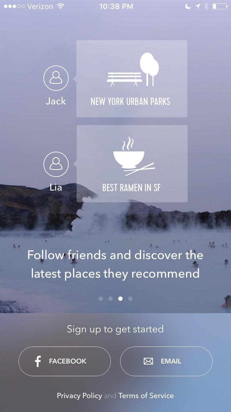 Spot — the best places according to experts and friends  特性介绍