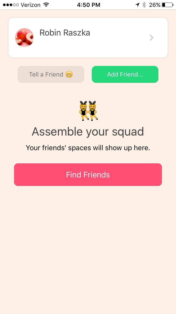 Peach — a space for friends  邀请和添加好友