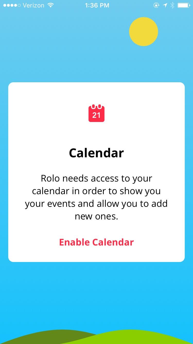Rolo Calendar - a different perspective on life  请求许可