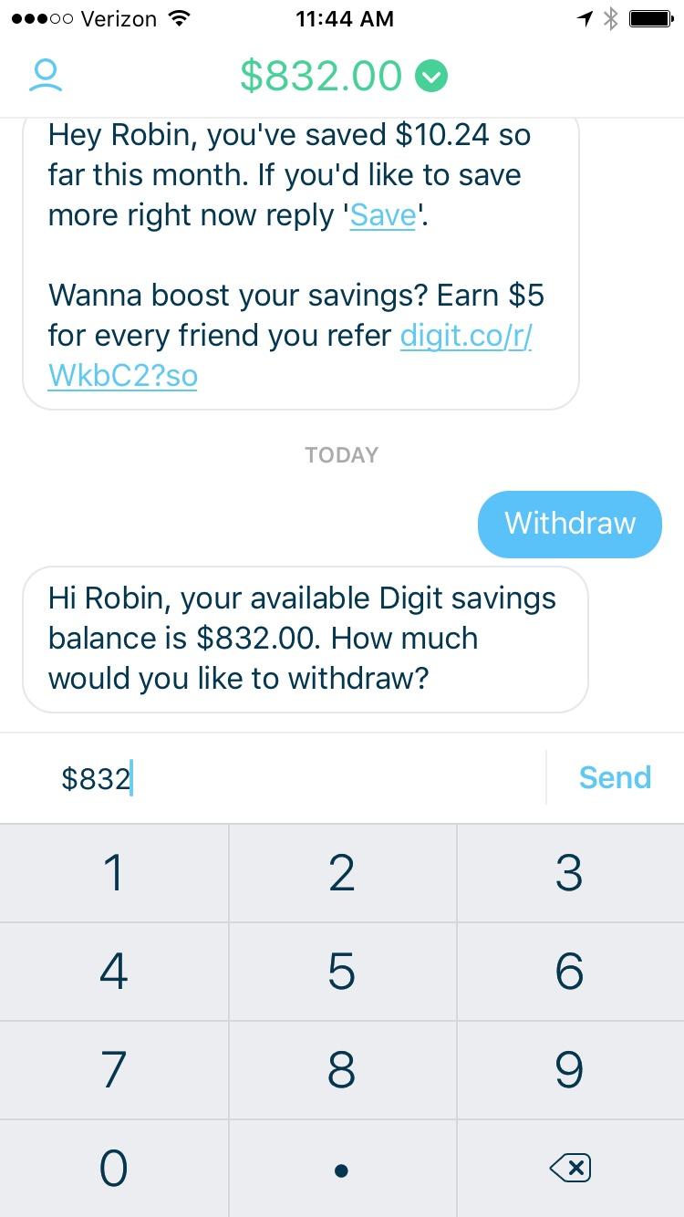 Digit - Save Money Without Thinking About It  