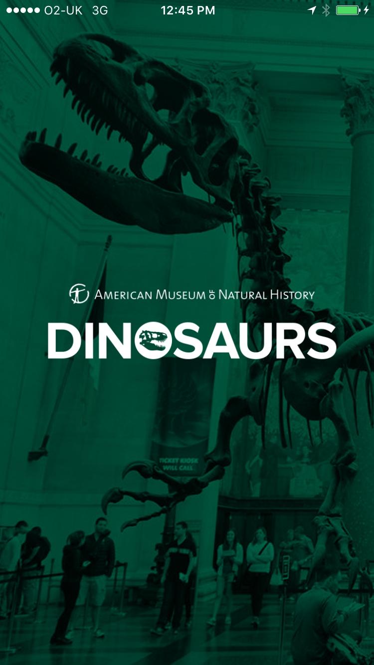 Dinosaurs: The American Museum of Natural History Collections  启动页