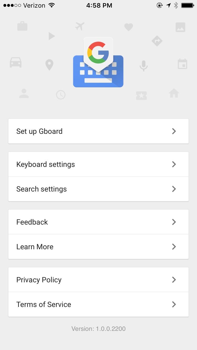 Gboard — Search. GIFs. Emojis & more. Right from your keyboard.  设置