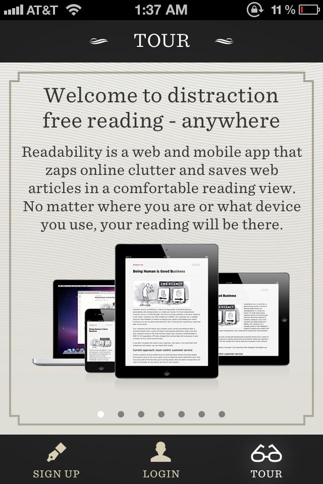Readability™  特性介绍