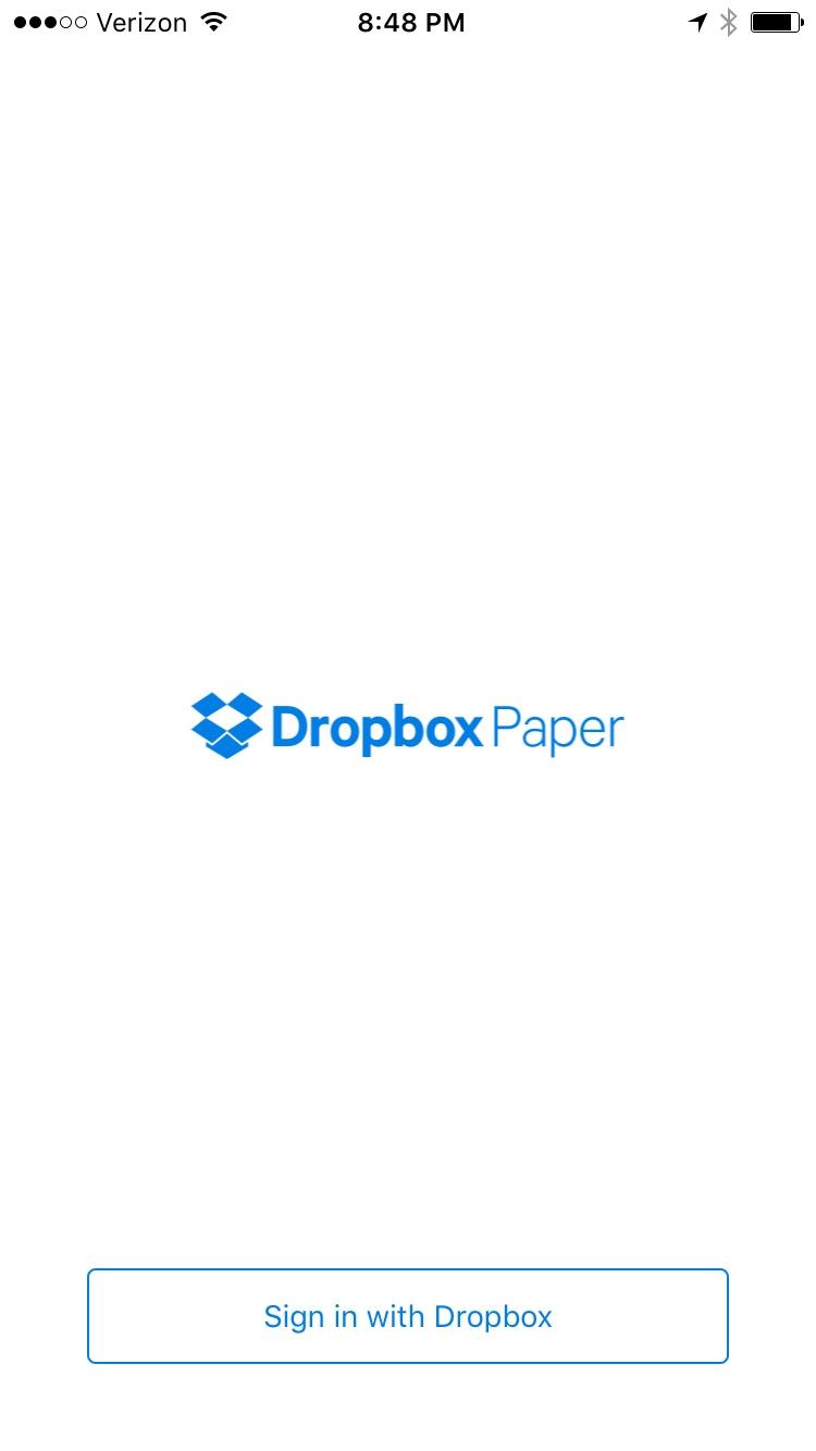 Dropbox Paper  注册登录