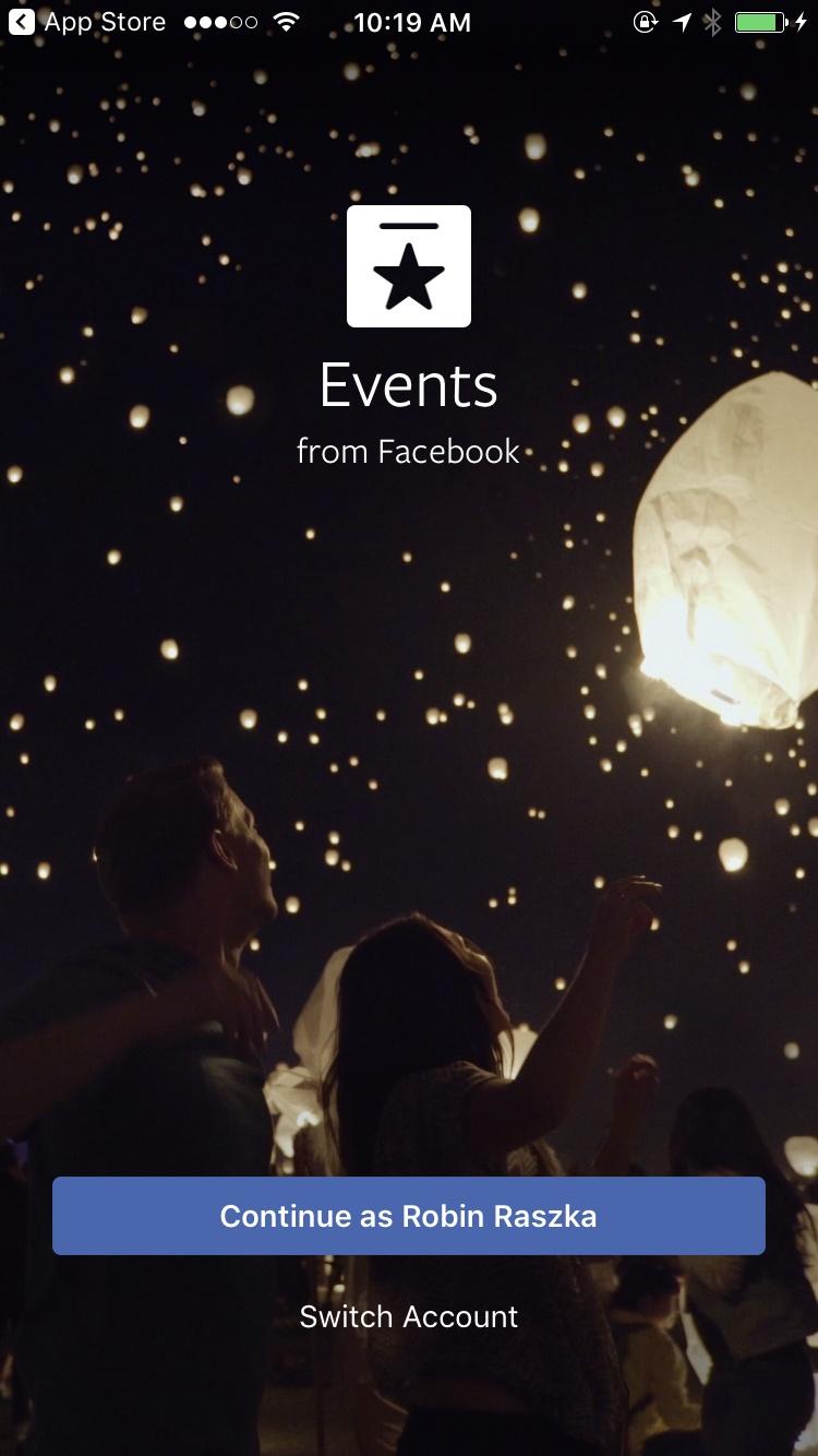 Events from Facebook - Find things to do near you  注册登录