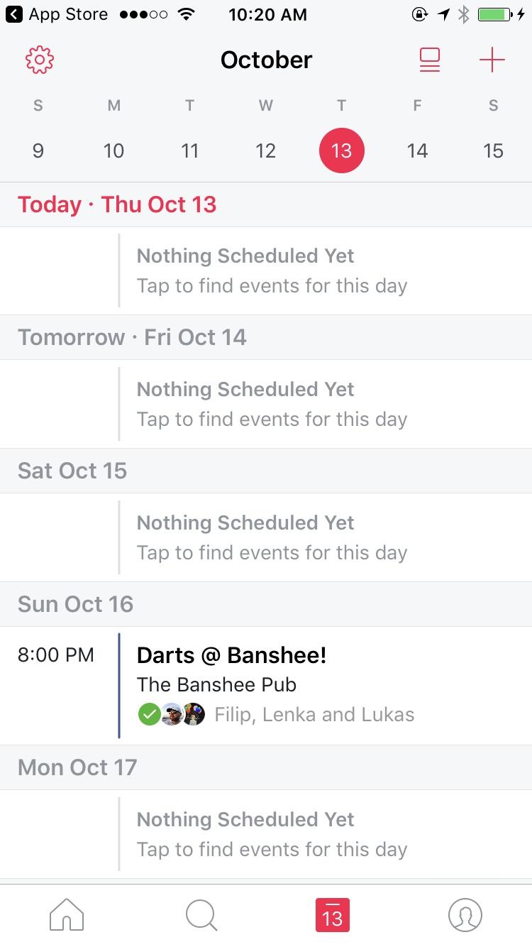 Events from Facebook - Find things to do near you  日历日期和时间