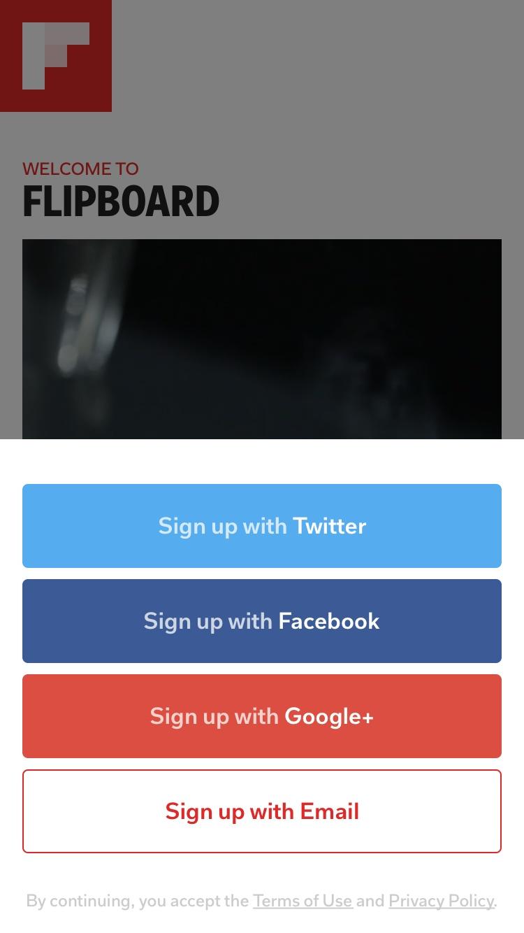Flipboard: Your Social News Magazine  注册