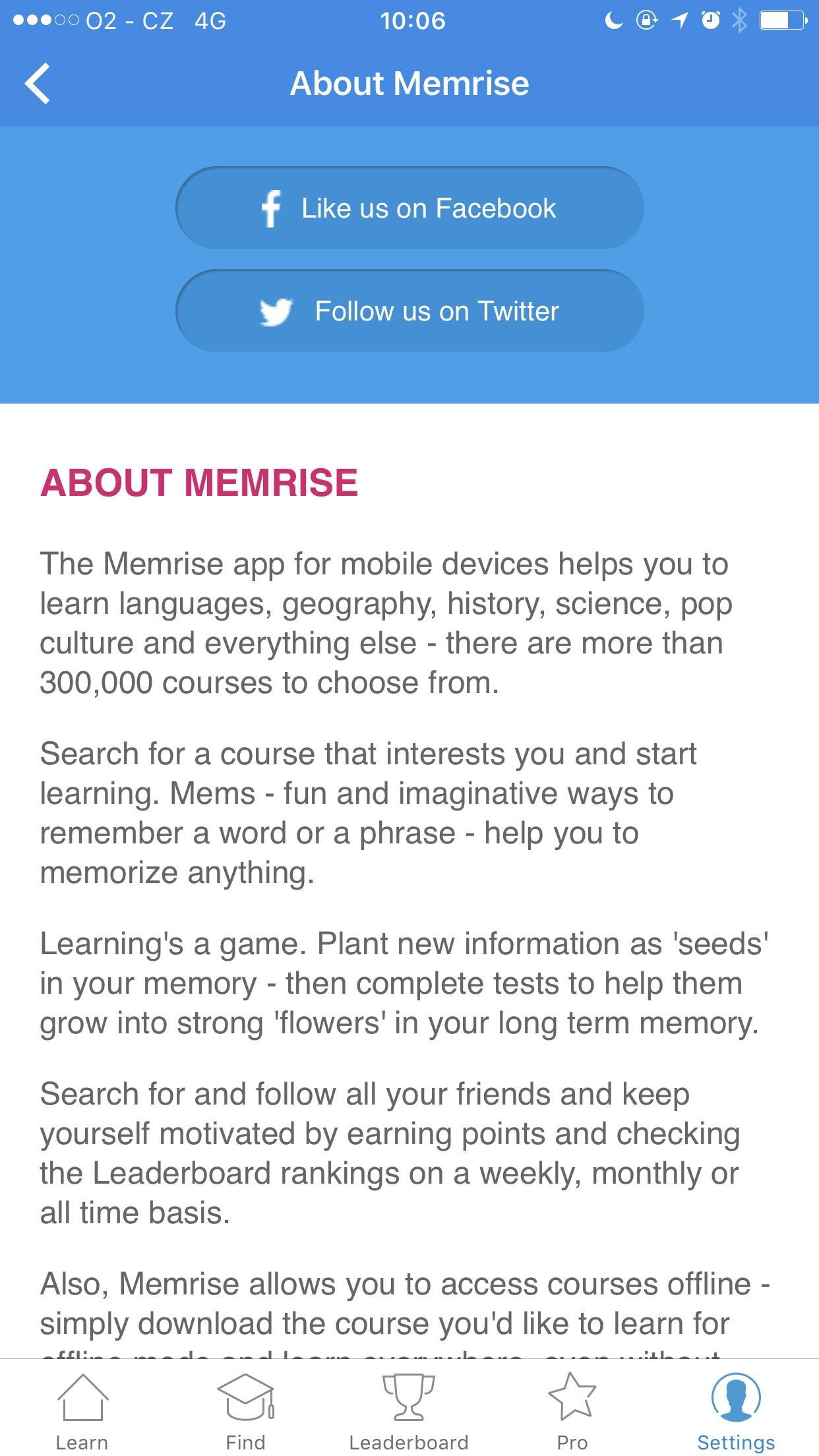 Memrise: learn languages  