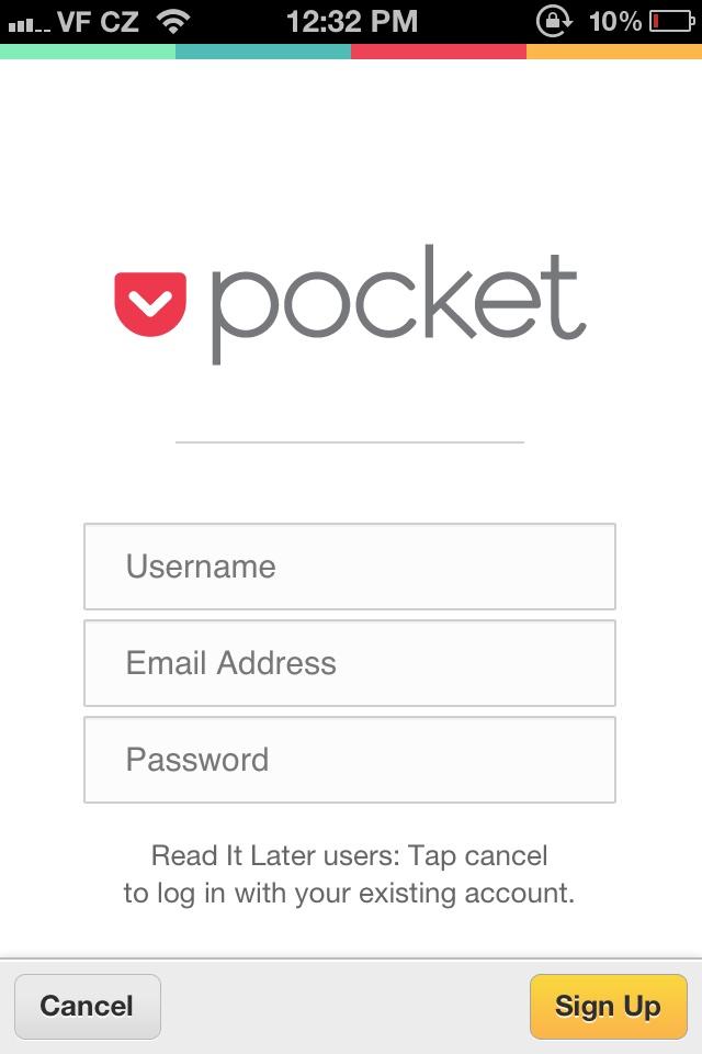 Pocket (Formerly Read It Later)  注册