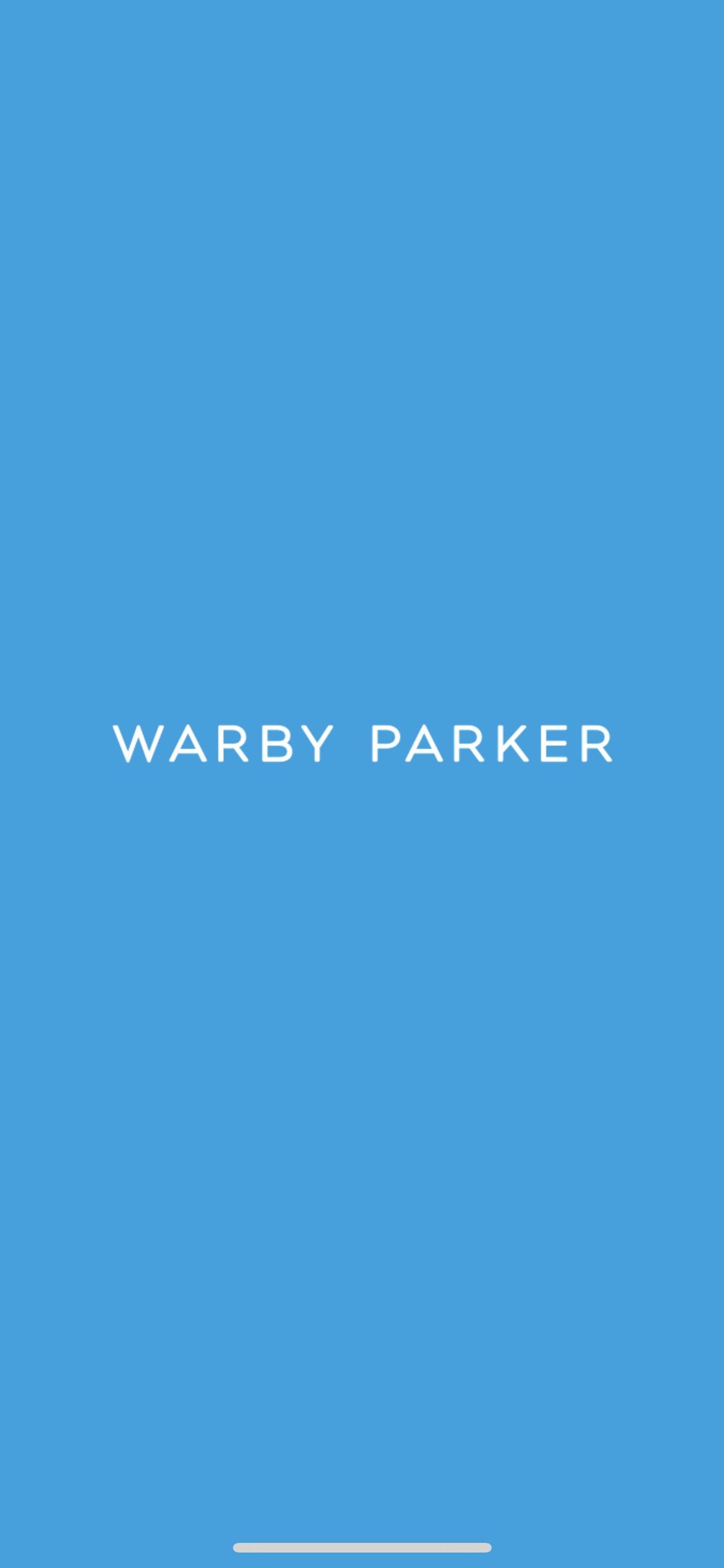 Glasses by Warby Parker  启动页