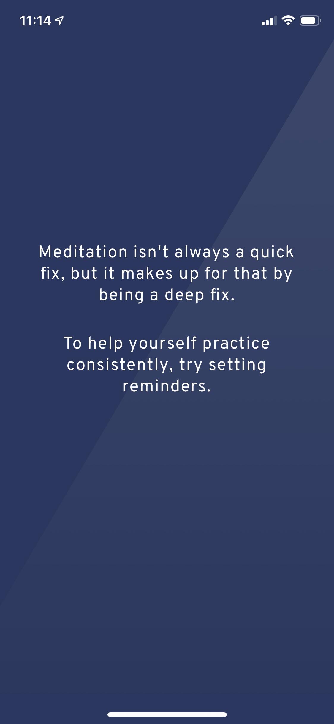 Brightmind: Guided Meditation  通知Snackbar广告条