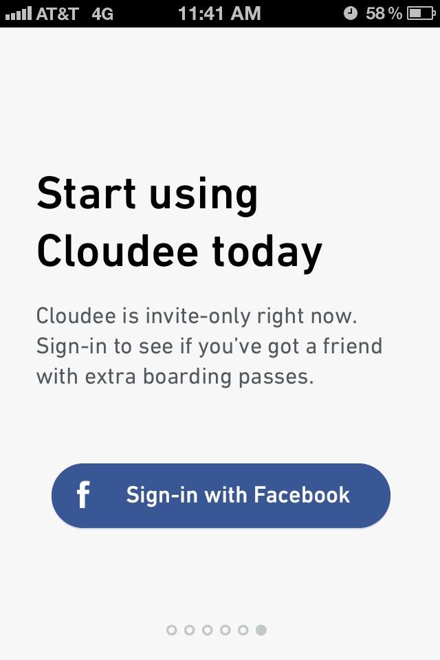 Cloudee - private video sharing  登录