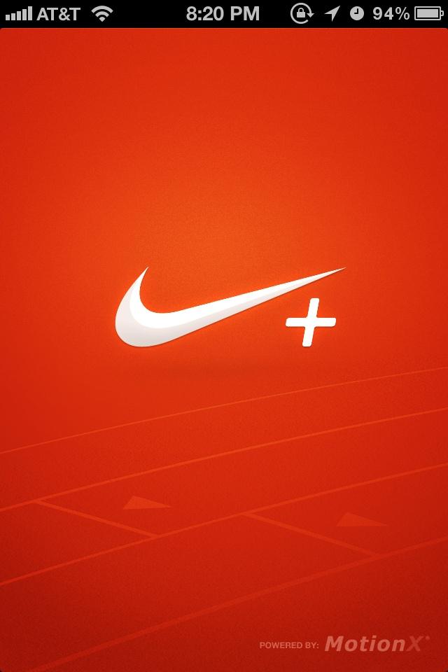 Nike+ Running  启动页