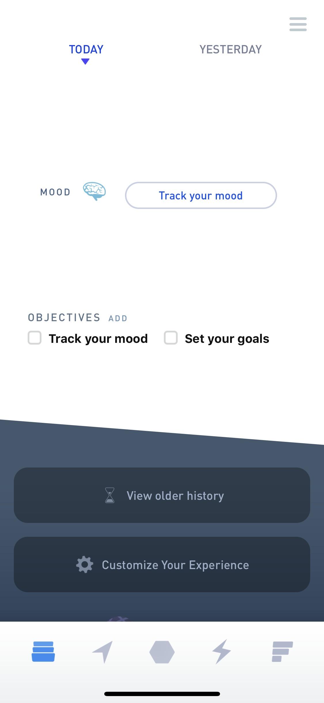 Health Tracking by Gyroscope  首页