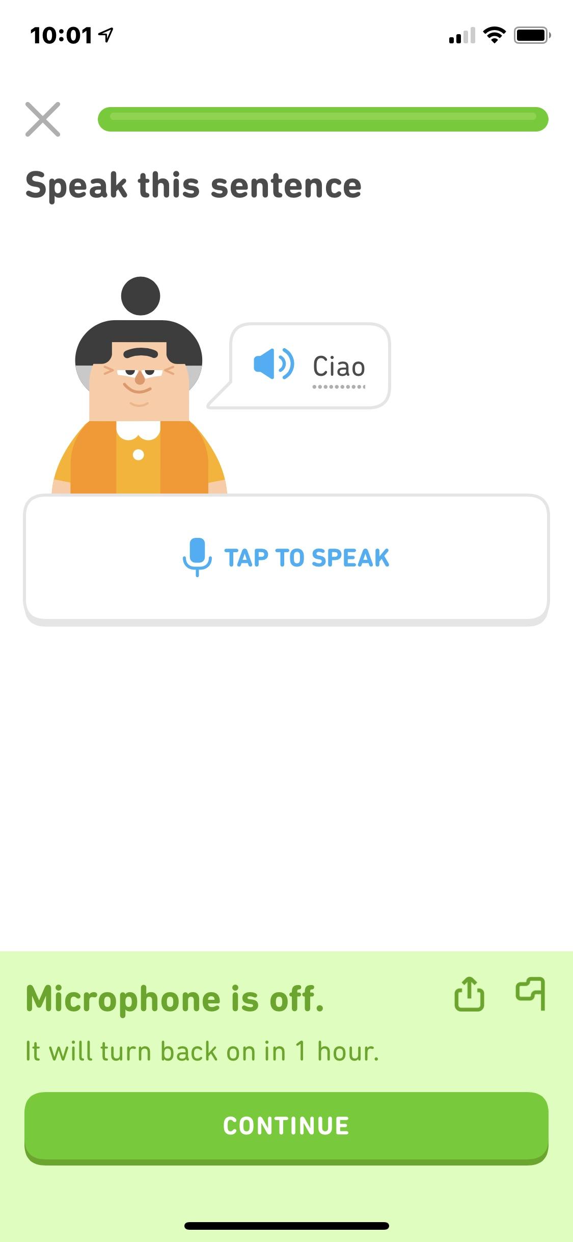 Duolingo - Language Lessons  进度条通知Snackbar浮层广告条