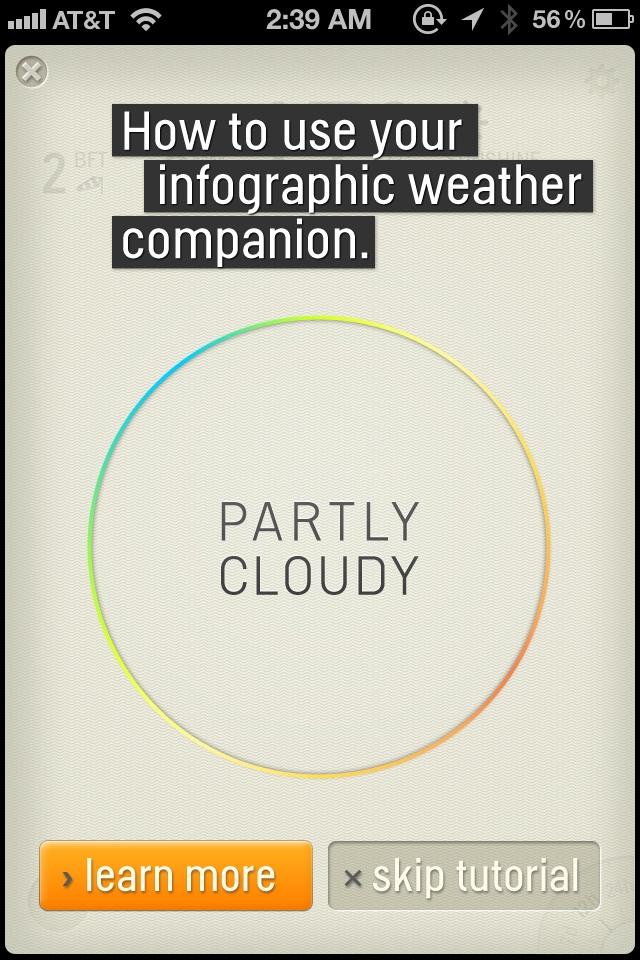 Partly Cloudy  特性介绍