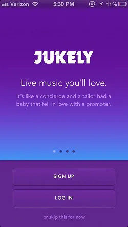 Jukely – Concerts with Friends  注册