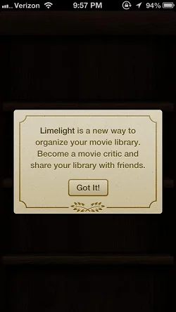 Limelight - Your Movie Library  浮层