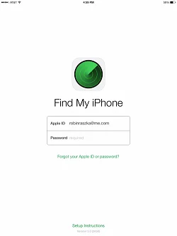 Find My iPhone  登录