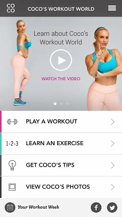 Coco's Workout World  首页