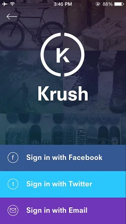Krush Mobile  注册