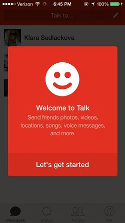 Path Talk - The New Messenger  通知Snackbar广告条